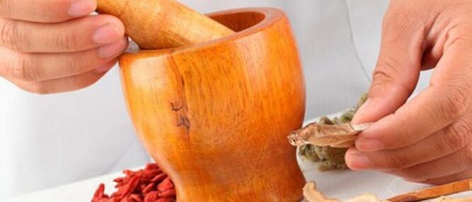 Potency treatment with herbs