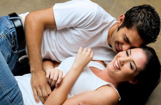 A man gets aroused when he touches a girl