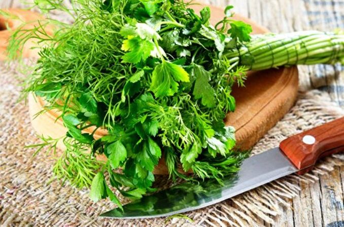 Parsley helps strengthen male strength